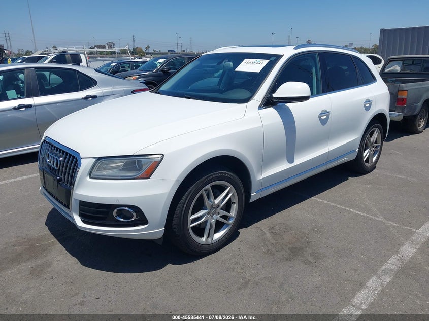2017 Audi Q5 VIN WA1L2AFP2HA084078 IAAI salvage auction — NORMAL WEAR, Clear - Dealer Only (California), sold $3,150 on 2026-07-30 (photo 2)