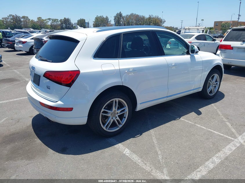 2017 Audi Q5 VIN WA1L2AFP2HA084078 IAAI salvage auction — NORMAL WEAR, Clear - Dealer Only (California), sold $3,150 on 2026-07-30 (photo 4)