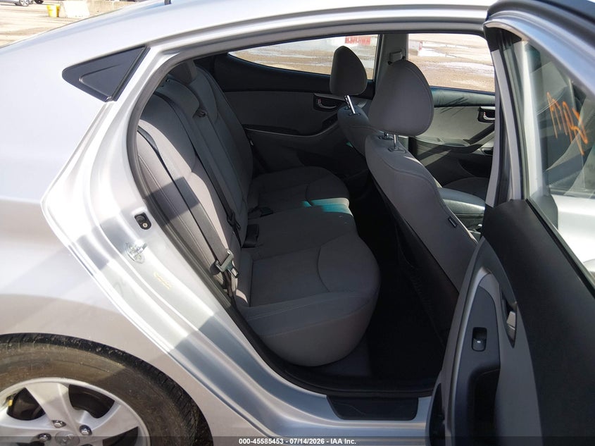 2014 Hyundai Elantra VIN KMHDH4AE4EU218661 IAAI salvage auction — REAR END, Salvage (Texas), sold $1,400 on 2026-07-22 (photo 8)