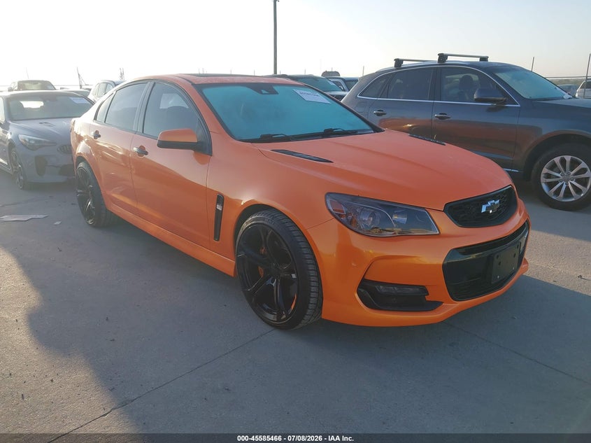 2017 Chevrolet Ss VIN 6G3F15RWXHL310049 IAAI salvage auction — NORMAL WEAR, Original (Texas), sold $35,000 on 2026-07-27 (photo 1)