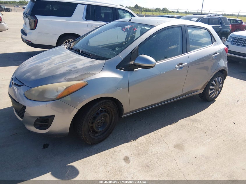 2013 Mazda 2 VIN JM1DE1KY6D0170459 IAAI salvage auction — NORMAL WEAR, Original (Texas), sold $25 on 2026-07-24 (photo 2)