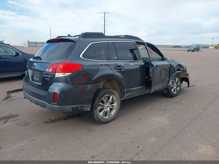 2012 Subaru Outback VIN 4S4BRDKC5C2236113 IAAI salvage auction — NORMAL WEAR, Clear (Colorado), sold $350 on 2026-07-22 (photo 4)