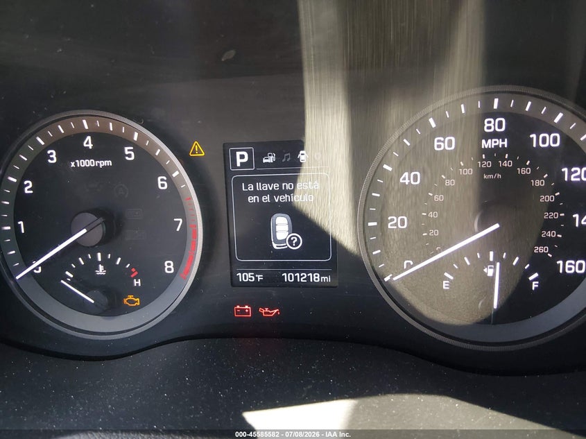 2017 Hyundai Tucson VIN KM8J33A21HU568853 IAAI salvage auction — NORMAL WEAR, Clear (Nevada), sold $1,700 on 2026-07-24 (photo 7)