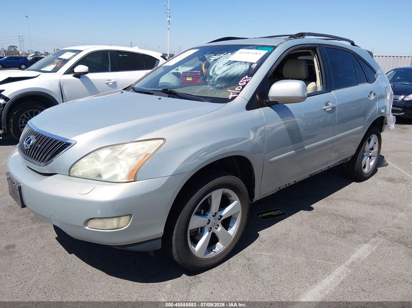 2007 Lexus Rx VIN JTJGK31U770009426 IAAI salvage auction — REAR END, Salvage (California), sold $475 on 2026-07-23 (photo 2)