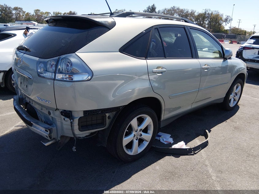 2007 Lexus Rx VIN JTJGK31U770009426 IAAI salvage auction — REAR END, Salvage (California), sold $475 on 2026-07-23 (photo 4)