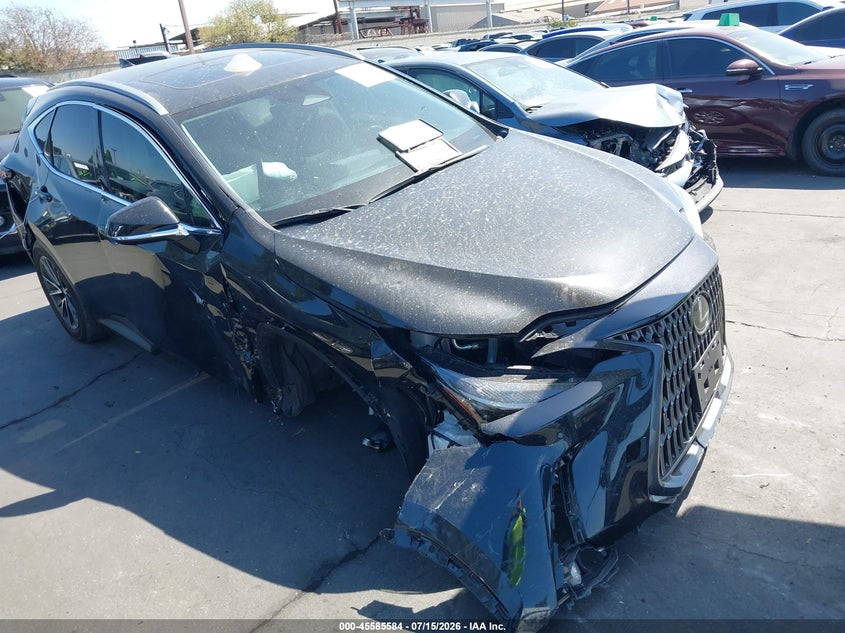 2024 Lexus Nx VIN 2T2GDCAZ9RC008744 IAAI salvage auction — SIDE, Wait Title, sold $11,850 on 2026-08-12 (photo 1)