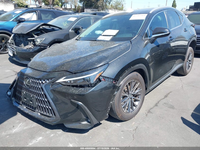 2024 Lexus Nx VIN 2T2GDCAZ9RC008744 IAAI salvage auction — SIDE, Wait Title, sold $11,850 on 2026-08-12 (photo 2)