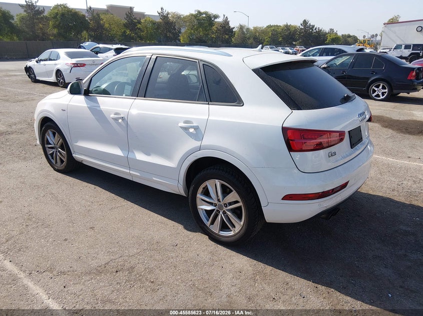 2018 Audi Q3 VIN WA1BCCFS4JR024044 IAAI salvage auction — SIDE, Salvage Title, sold $3,100 on 2026-08-02 (photo 3)