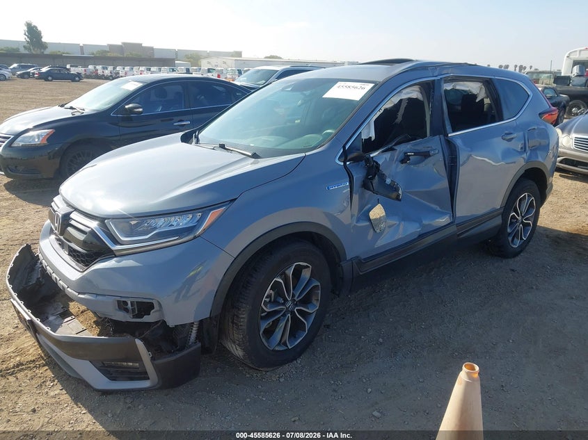 2021 Honda Cr-v VIN 7FART6H55ME016675 IAAI salvage auction — FRONT END, Salvage (California), sold $4,950 on 2026-07-29 (photo 2)