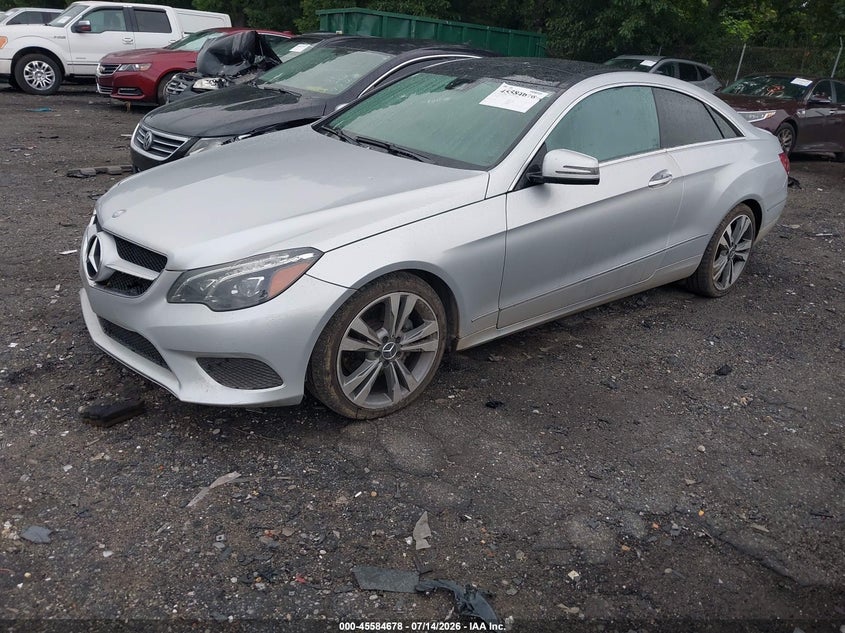 2014 Mercedes-benz E-klasse VIN WDDKJ8JB1EF263922 IAAI salvage auction — BIO HAZARD, Salvage (Tennessee), sold $600 on 2026-08-13 (photo 2)