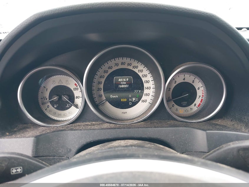 2014 Mercedes-benz E-klasse VIN WDDKJ8JB1EF263922 IAAI salvage auction — BIO HAZARD, Salvage (Tennessee), sold $600 on 2026-08-13 (photo 7)
