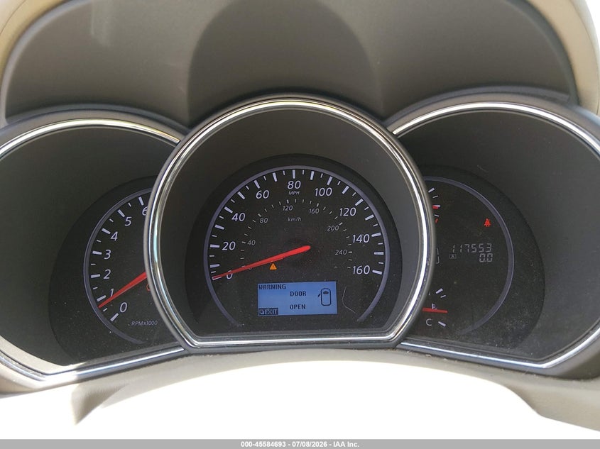 2012 Nissan Murano VIN JN8AZ1MU4CW103294 IAAI salvage auction — LEFT FRONT, Salvage Title, sold $200 on 2026-07-28 (photo 7)