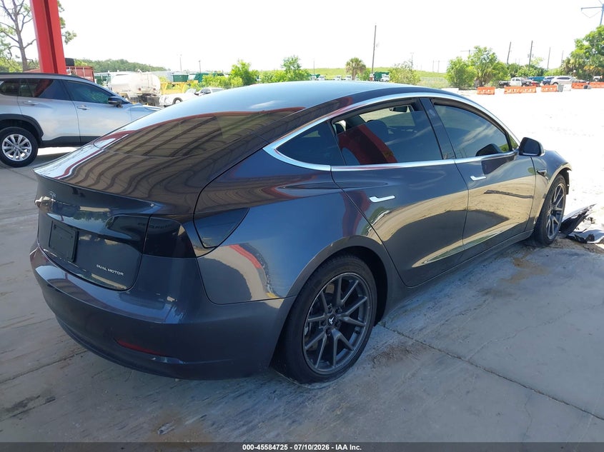 2020 Tesla Model 3 VIN 5YJ3E1EB2LF774870 IAAI salvage auction — FRONT END, Rebuildable (Florida), sold $4,700 on 2026-07-30 (photo 4)