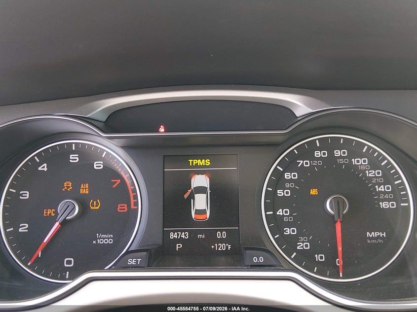 2016 Audi A4 VIN WAUAFAFL1GN016681 IAAI salvage auction — FRONT END, Wait Title, sold $2,000 on 2026-09-02 (photo 7)