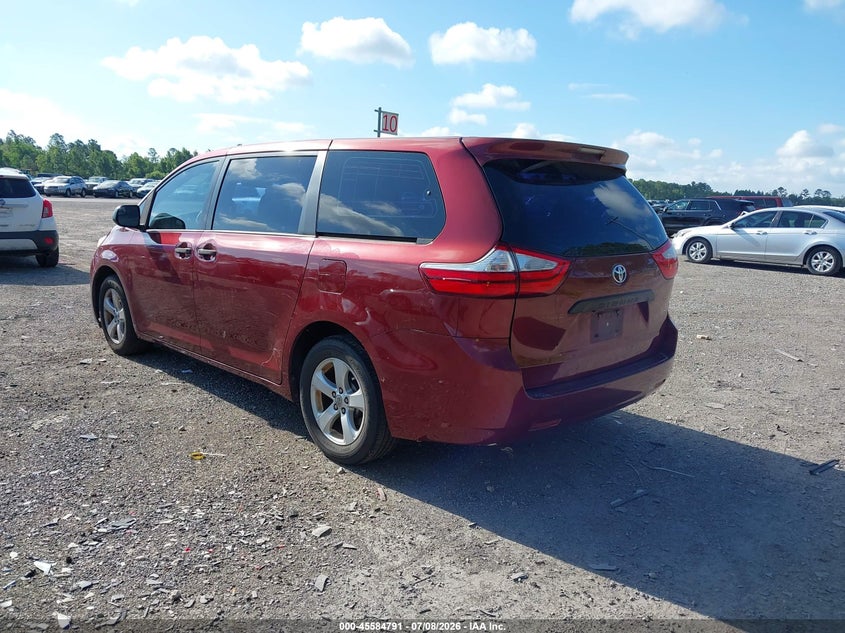 2017 Toyota Sienna VIN 5TDZZ3DC7HS798668 IAAI salvage auction — NORMAL WEAR, Clear (Florida), sold $2,700 on 2026-07-28 (photo 3)
