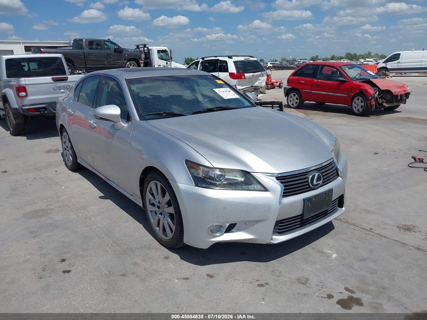 2014 Lexus Gs VIN JTHBE1BL2E5035459 IAAI salvage auction — WATER/FLOOD, Salvage (Texas), sold $5,600 on 2026-08-01 (photo 1)
