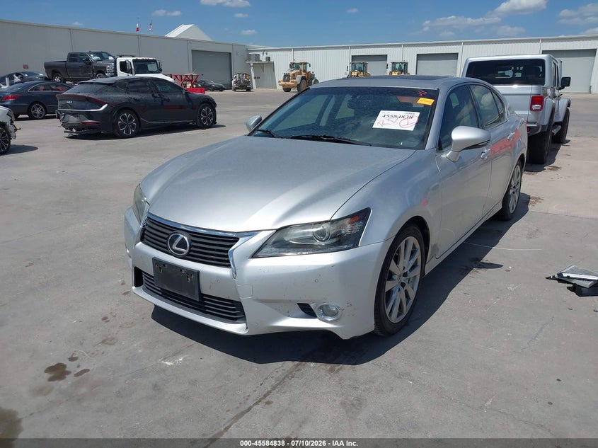 2014 Lexus Gs VIN JTHBE1BL2E5035459 IAAI salvage auction — WATER/FLOOD, Salvage (Texas), sold $5,600 on 2026-08-01 (photo 2)
