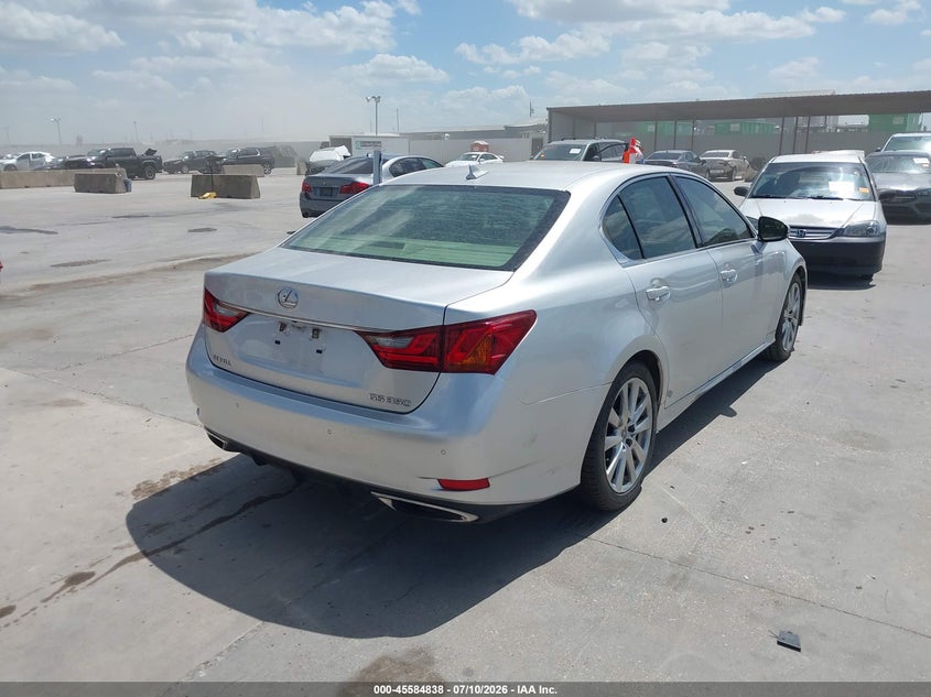 2014 Lexus Gs VIN JTHBE1BL2E5035459 IAAI salvage auction — WATER/FLOOD, Salvage (Texas), sold $5,600 on 2026-08-01 (photo 4)