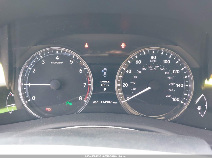 2014 Lexus Gs VIN JTHBE1BL2E5035459 IAAI salvage auction — WATER/FLOOD, Salvage (Texas), sold $5,600 on 2026-08-01 (photo 7)