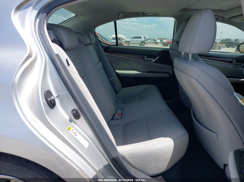 2014 Lexus Gs VIN JTHBE1BL2E5035459 IAAI salvage auction — WATER/FLOOD, Salvage (Texas), sold $5,600 on 2026-08-01 (photo 8)