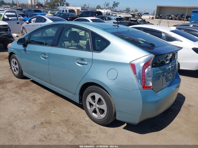 2013 Toyota Prius VIN JTDKN3DU6D5608316 IAAI salvage auction — FRONT END, Salvage (California), sold $3,700 on 2026-07-29 (photo 3)
