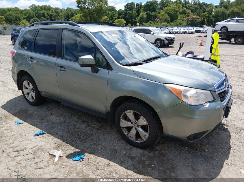 2015 Subaru Forester VIN JF2SJADC1FH528061 IAAI salvage auction — NORMAL WEAR, Clear (New Jersey), sold $525 on 2026-07-28 (photo 1)
