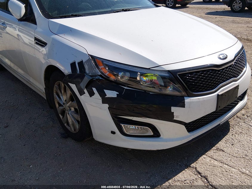 2015 Kia Optima VIN 5XXGN4A7XFG508776 IAAI salvage auction — NORMAL WEAR, Clear (Missouri), sold $900 on 2026-07-29 (photo 6)