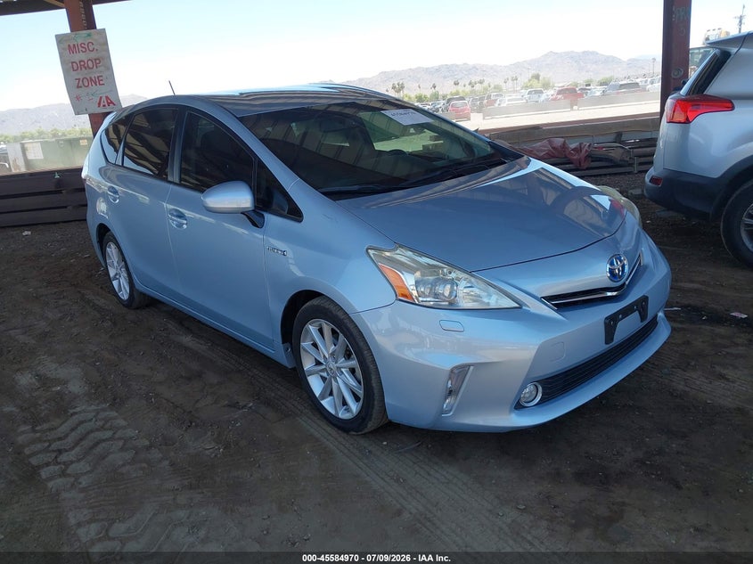 2012 Toyota Prius v VIN JTDZN3EU8C3046734 IAAI salvage auction — NORMAL WEAR, Clear-Dealer Only (Arizona), sold $325 on 2026-07-21 (photo 1)