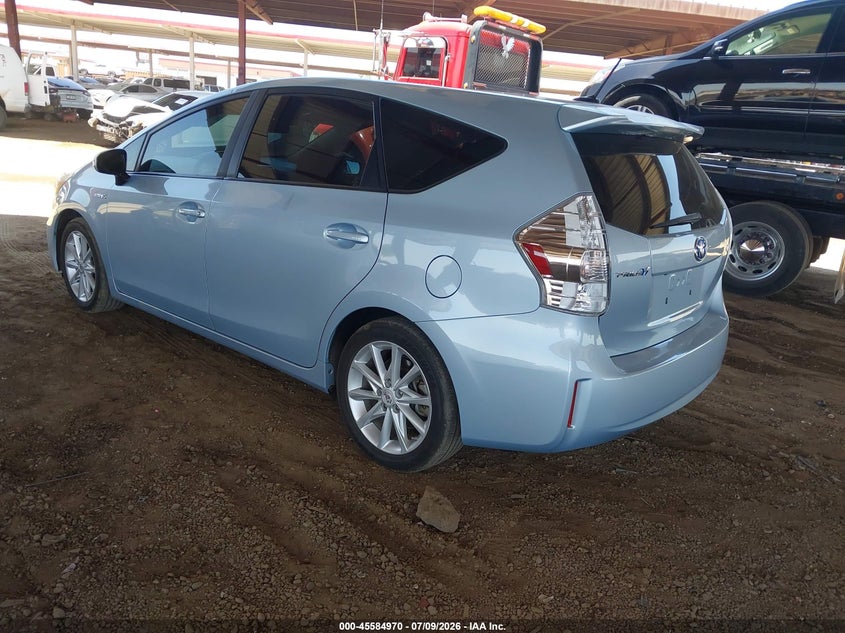2012 Toyota Prius v VIN JTDZN3EU8C3046734 IAAI salvage auction — NORMAL WEAR, Clear-Dealer Only (Arizona), sold $325 on 2026-07-21 (photo 3)