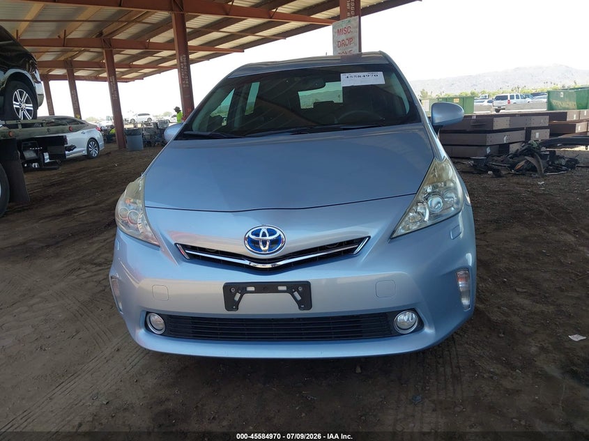 2012 Toyota Prius v VIN JTDZN3EU8C3046734 IAAI salvage auction — NORMAL WEAR, Clear-Dealer Only (Arizona), sold $325 on 2026-07-21 (photo 6)