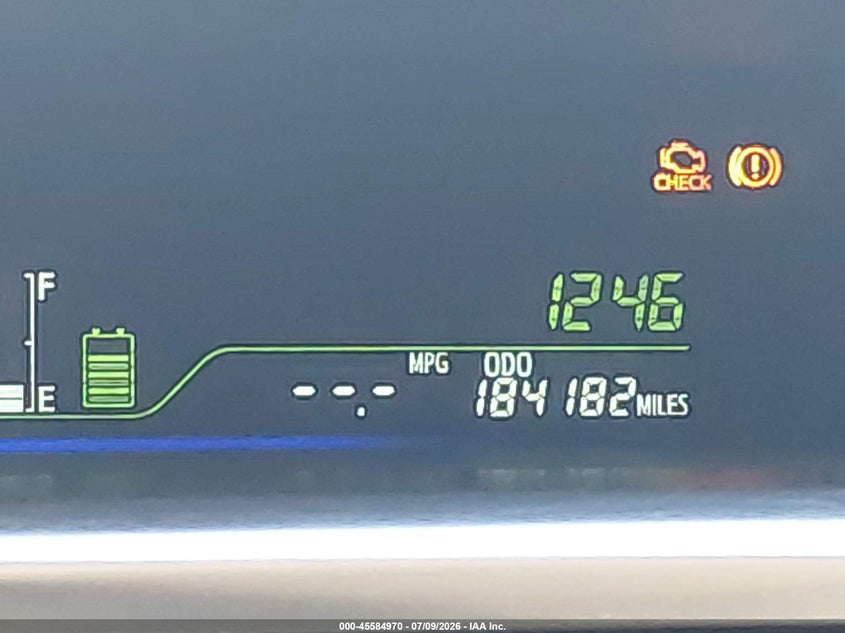 2012 Toyota Prius v VIN JTDZN3EU8C3046734 IAAI salvage auction — NORMAL WEAR, Clear-Dealer Only (Arizona), sold $325 on 2026-07-21 (photo 7)