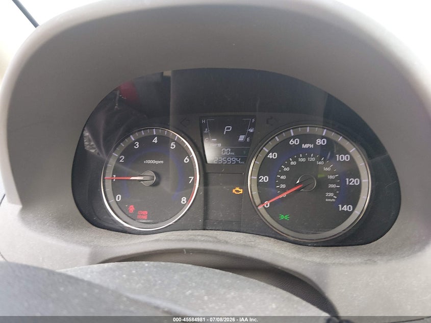 2013 Hyundai Accent VIN KMHCU4AE9DU429330 IAAI salvage auction — NORMAL WEAR, Clear (Tennessee), sold $425 on 2026-07-30 (photo 7)