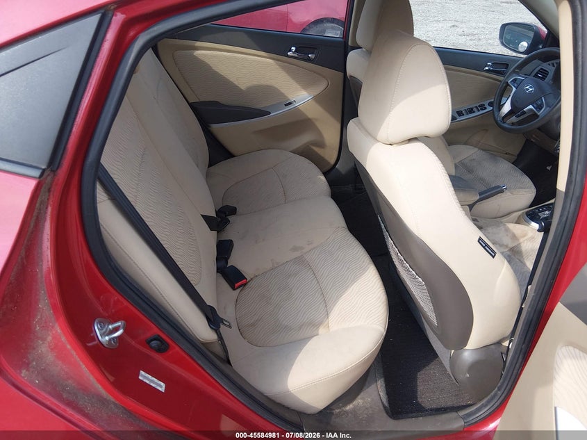 2013 Hyundai Accent VIN KMHCU4AE9DU429330 IAAI salvage auction — NORMAL WEAR, Clear (Tennessee), sold $425 on 2026-07-30 (photo 8)