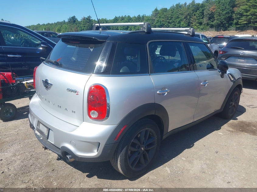 2014 Mini Countryman VIN WMWZC3C58EWP51954 IAAI salvage auction — NORMAL WEAR, Clear (Massachusetts), sold $500 on 2026-07-31 (photo 4)