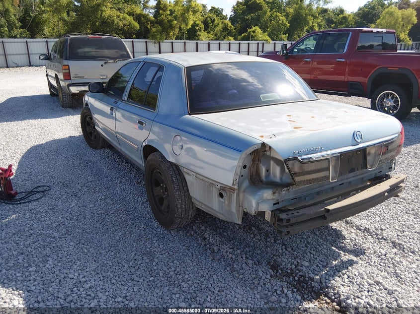 2009 Mercury Grand marquis VIN 2MEHM75V09X632370 IAAI salvage auction — REAR END, Salvage (Alabama), sold $150 on 2026-07-30 (photo 3)