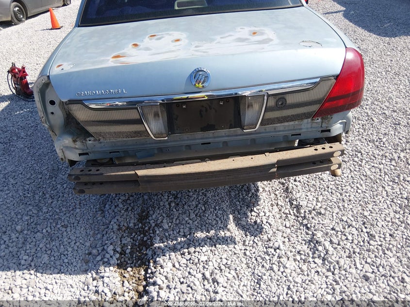 2009 Mercury Grand marquis VIN 2MEHM75V09X632370 IAAI salvage auction — REAR END, Salvage (Alabama), sold $150 on 2026-07-30 (photo 6)