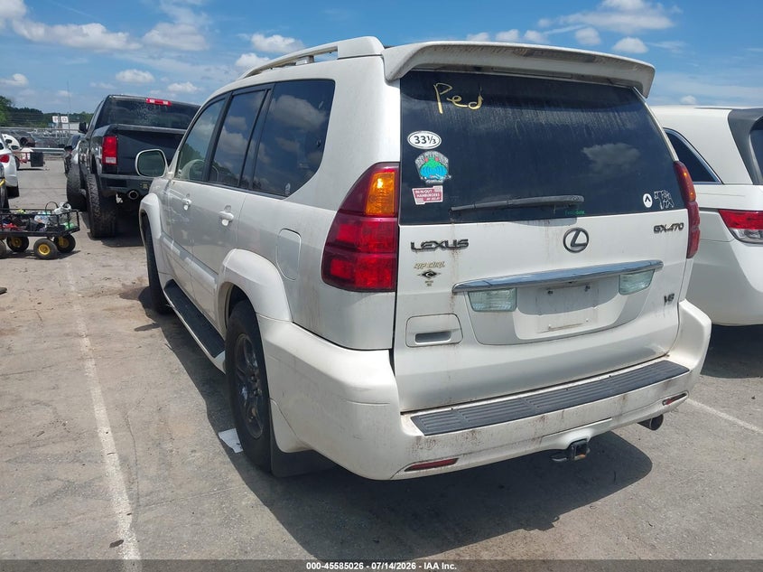 2004 Lexus Gx 470 VIN JTJBT20X840056702 IAAI salvage auction — NORMAL WEAR, Clear-Dealer Only (North Carolina), sold $3,050 on 2026-07-20 (photo 3)
