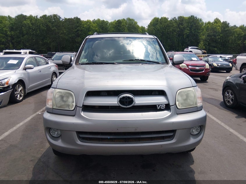 2007 Toyota Sequoia VIN 5TDBT44A27S284586 IAAI salvage auction — NORMAL WEAR, Clear (North Carolina), sold $1,000 on 2026-07-29 (photo 6)
