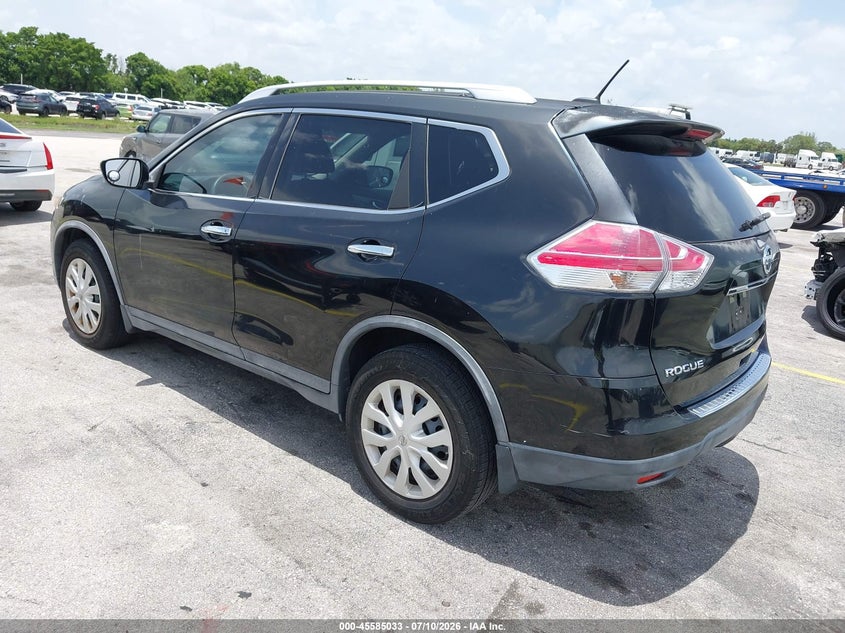 2016 Nissan Rogue VIN KNMAT2MT6GP659391 IAAI salvage auction — THEFT, Rebuildable (Florida), sold $1,700 on 2026-07-23 (photo 3)