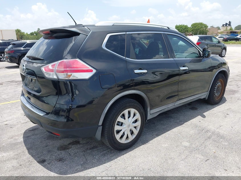 2016 Nissan Rogue VIN KNMAT2MT6GP659391 IAAI salvage auction — THEFT, Rebuildable (Florida), sold $1,700 on 2026-07-23 (photo 4)
