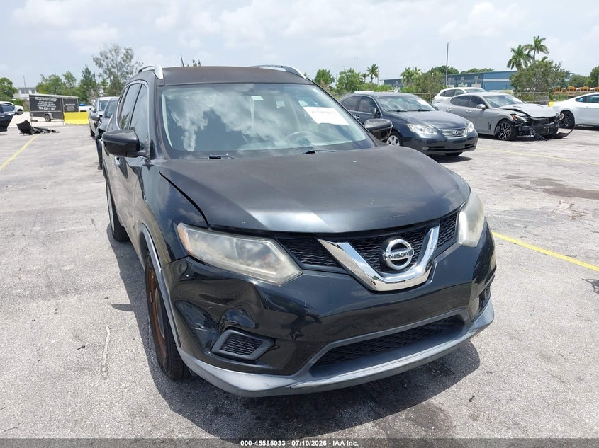 2016 Nissan Rogue VIN KNMAT2MT6GP659391 IAAI salvage auction — THEFT, Rebuildable (Florida), sold $1,700 on 2026-07-23 (photo 6)