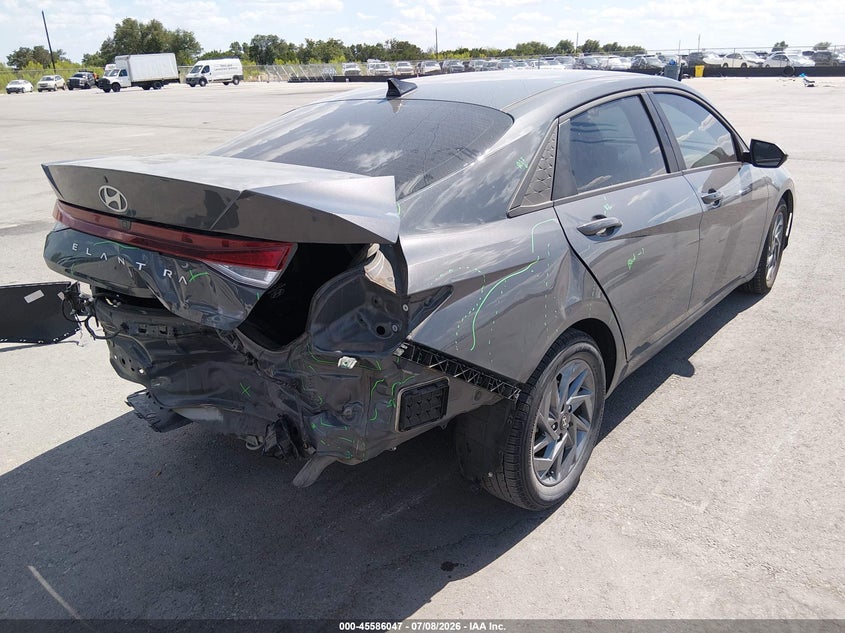 2024 Hyundai Elantra VIN KMHLM4DG6RU815045 IAAI salvage auction — REAR END, Original (Texas), sold $6,800 on 2026-09-11 (photo 4)
