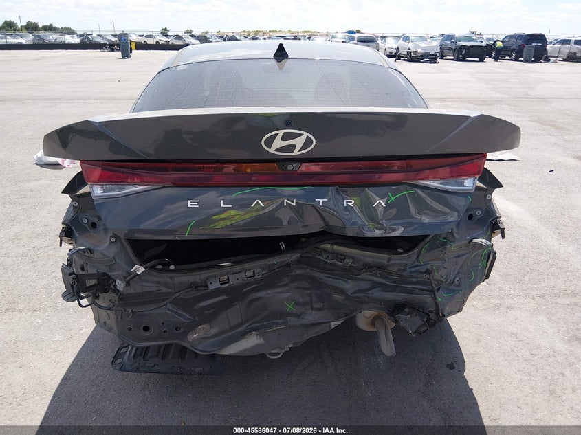 2024 Hyundai Elantra VIN KMHLM4DG6RU815045 IAAI salvage auction — REAR END, Original (Texas), sold $6,800 on 2026-09-11 (photo 6)