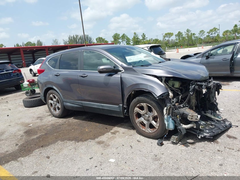 2017 Honda Cr-v VIN 7FARW1H80HE002922 IAAI salvage auction — FRONT END, Rebuildable (Florida), sold $2,600 on 2026-07-28 (photo 1)