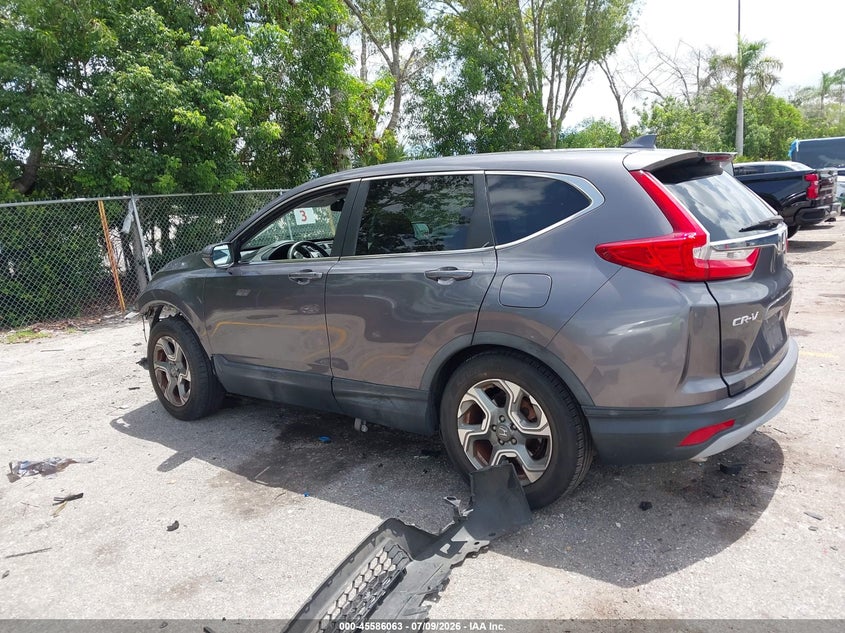 2017 Honda Cr-v VIN 7FARW1H80HE002922 IAAI salvage auction — FRONT END, Rebuildable (Florida), sold $2,600 on 2026-07-28 (photo 3)