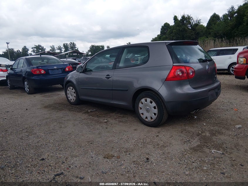2008 Volkswagen Rabbit VIN WVWBA71K28W121572 IAAI salvage auction — NORMAL WEAR, Clear (Maryland), sold $400 on 2026-07-30 (photo 3)