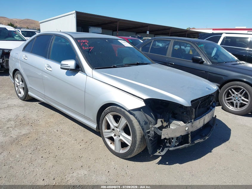 2010 Mercedes-benz C class VIN WDDGF5EB8AF426172 IAAI salvage auction — FRONT END, Salvage (California), sold $675 on 2026-08-02 (photo 1)
