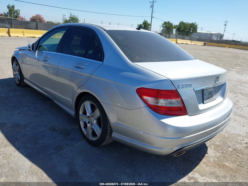 2010 Mercedes-benz C class VIN WDDGF5EB8AF426172 IAAI salvage auction — FRONT END, Salvage (California), sold $675 on 2026-08-02 (photo 3)