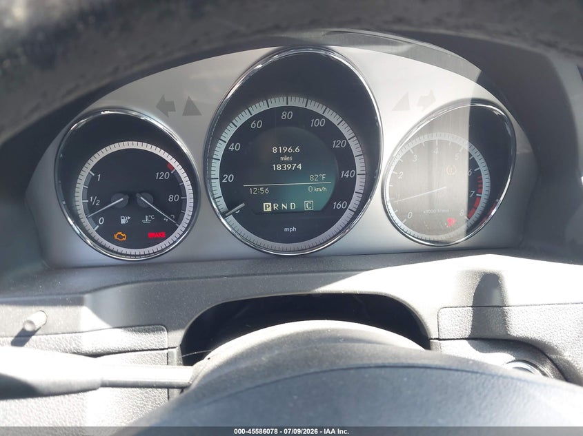 2010 Mercedes-benz C class VIN WDDGF5EB8AF426172 IAAI salvage auction — FRONT END, Salvage (California), sold $675 on 2026-08-02 (photo 7)