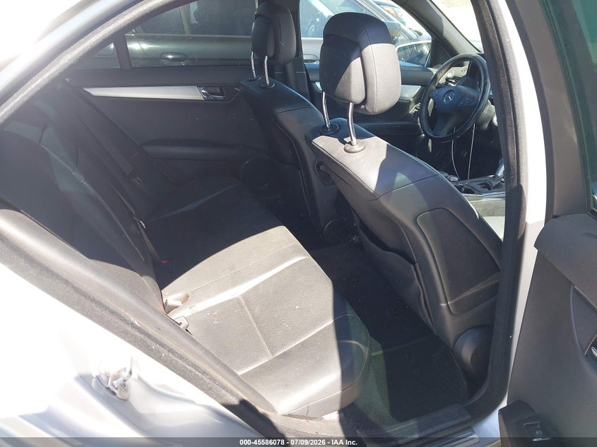 2010 Mercedes-benz C class VIN WDDGF5EB8AF426172 IAAI salvage auction — FRONT END, Salvage (California), sold $675 on 2026-08-02 (photo 8)